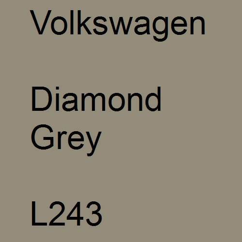 Volkswagen, Diamond Grey, L243.